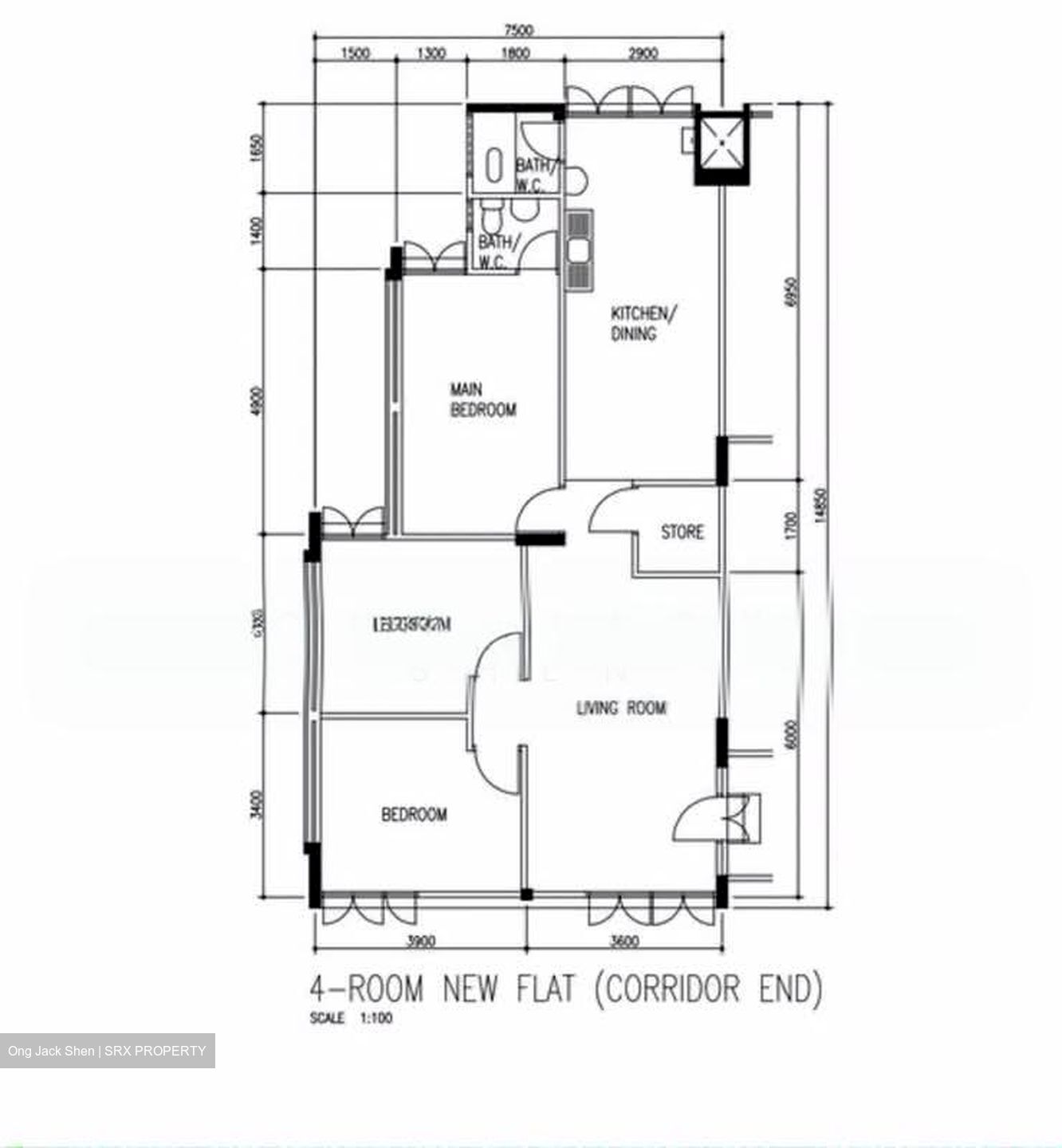 Blk 420 Garden Hill (Bedok), HDB 4 Rooms #538011381